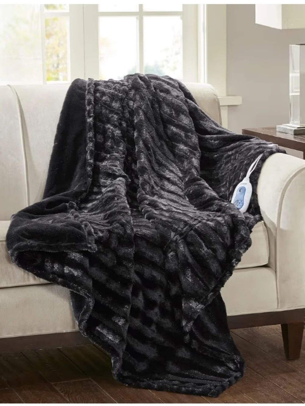 Beautyrest Oversized Heated Electric Blanket w/ Controller Auto Shut-Off